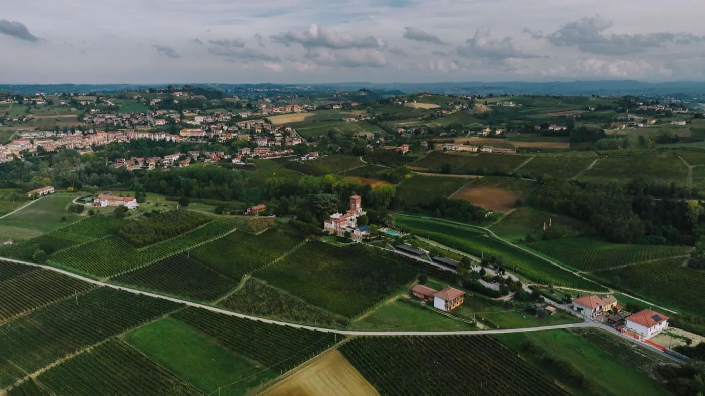 La campagna intorno, verso sera, un altro scorcio